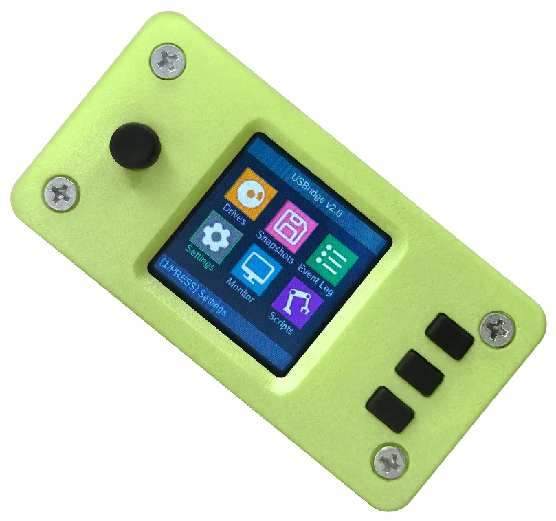 USBridge KVM 2.0: Professional hardware for remote BIOS management and bare-metal provisioning with integrated status display